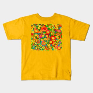 Bright Yellow Buttercups Kids T-Shirt